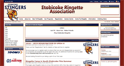 Desktop Screenshot of etobicoke-ringette.com